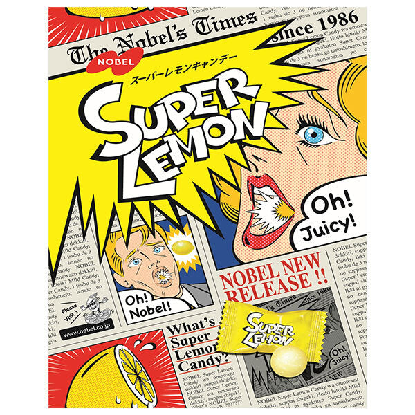 Nobel Seika Super Lemon Candy 80g x 6 bags [shipped in Japan]
