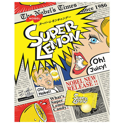 Nobel Seika Super Lemon Candy 80g x 6 bags [shipped in Japan]