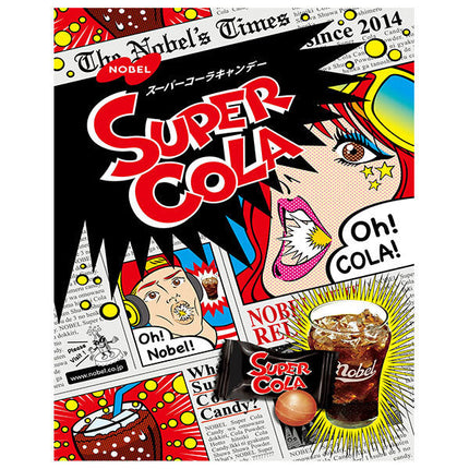 ノーベル製菓 スーパーコーラキャンデー 80g×6袋入【日本出荷】
