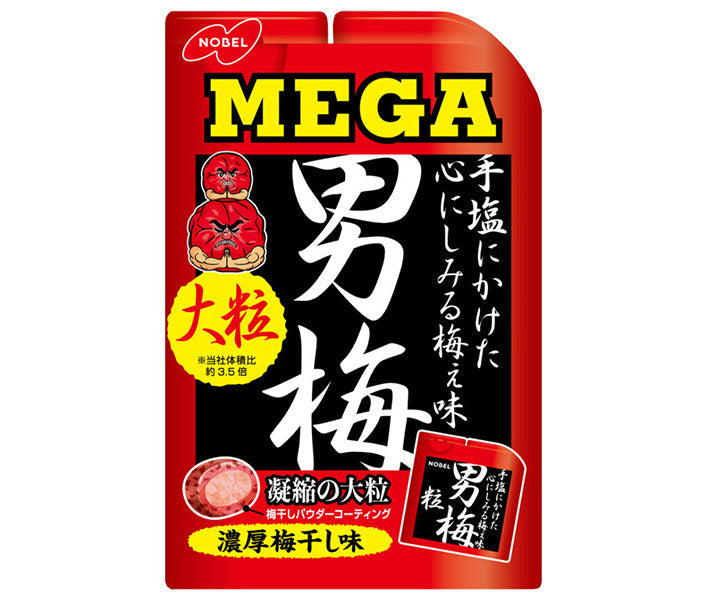 Nobel Confectionery MEGA Otoko Ume Grain 30g x 6 pieces