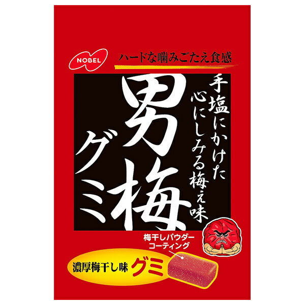 Nobel Seika Otokoume Gummy 38g x 6 bags [Shipped in Japan]