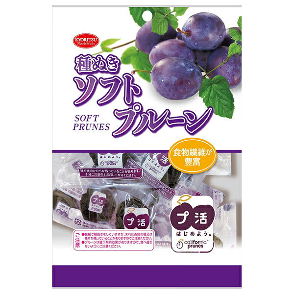 Kyoritsu Foods Soft pitted prune pillow 110g x 6 bags [shipped in Japan]