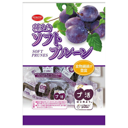 Kyoritsu Foods Soft pitted prune pillow 110g x 6 bags [shipped in Japan]