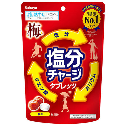 Kabaya Salt Charge Tablets Plum 81g x 6 bags 