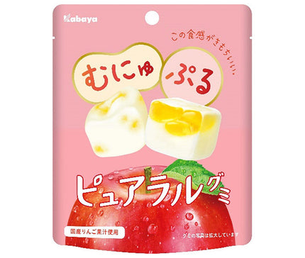 Kabaya Pure Ral Gummy Apple 58g x 8 pieces [Shipped in Japan]