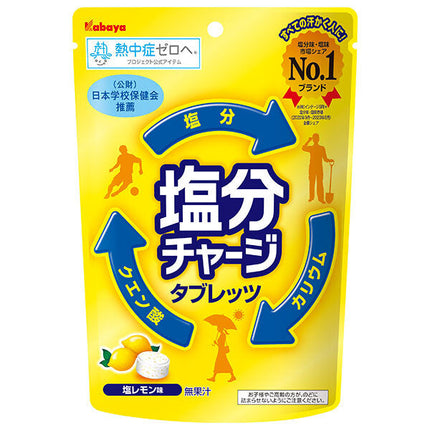Kabaya Salt Charge Tablets Salt Lemon 81g x 6 bags 