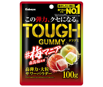 Kabaya Toughgumi Ume Mania 100g x 6 bags 