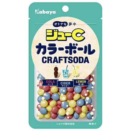 Kabaya Ju C Color Ball Craft Soda 45g x 10 bags [Shipped in Japan]