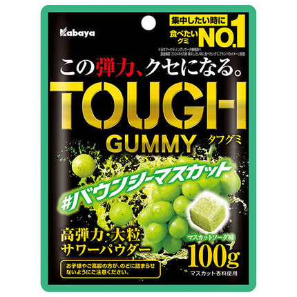 カバヤ タフグミ バウンシーマスカット 100g×6袋入