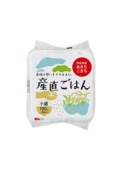 Ogata Village Akitakomachi Production Association Akita Prefecture Akitakomachi Farm Direct Rice (150g x 3P) x 8 pieces [Shipped in Japan]