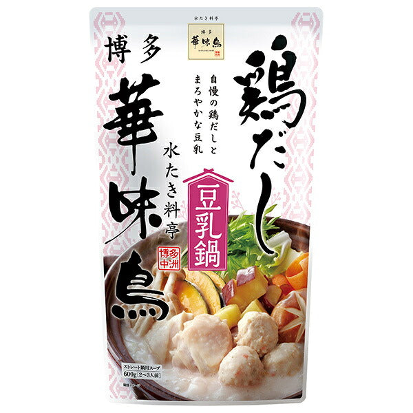 Torizen Foods Hakata Hanamidori Chicken Dashi Soy Milk Hotpot 600g x 12 bags [Shipped in Japan]