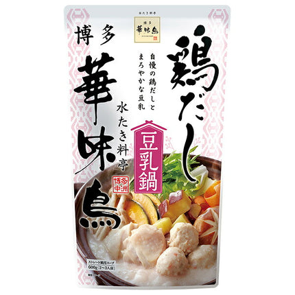 Torizen Foods Hakata Hanamidori Chicken Dashi Soy Milk Hotpot 600g x 12 bags [Shipped in Japan]