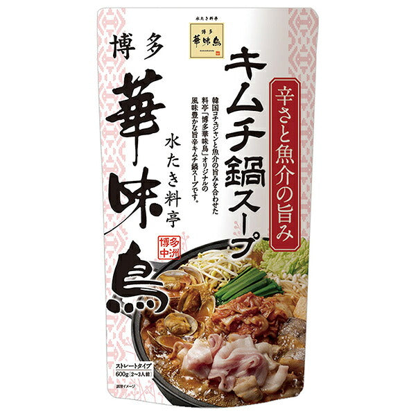 Torizen Foods Hakata Hanamidori Kimchi Hot Pot Soup 600 g x 12 sachets 