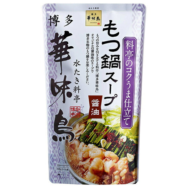 Torizen Foods Soupe aux abats Hakata Hanamidori (sauce soja) 600 g x 12 sachets 