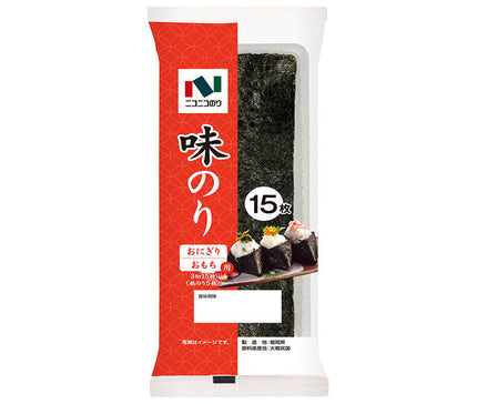 [5% OFF!!] 10/25 AM0:00 START Niconico Nori Flavored Nori 3-cut 15 sheets x 10 packs