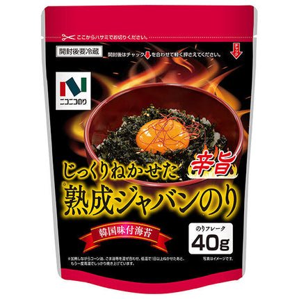 Niconico Nori - Slowly aged Javan Nori, spicy and delicious, 40g x 8 bags