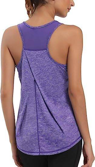 Mesh Yoga Sports Running Vest Sleeveless Workout Tank top women
