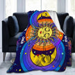 Halloween Witch Blanket Flannel Blanket