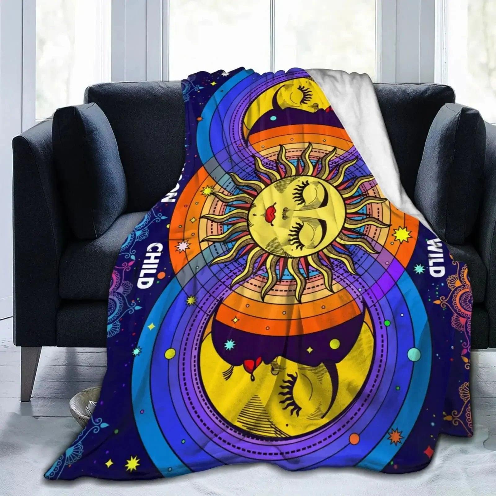 Halloween Witch Blanket Flannel Blanket