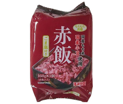 Takano Red Bean Sekihan with Sesame Salt 3 pack (160g x 3 pièces) x 8 pièces 