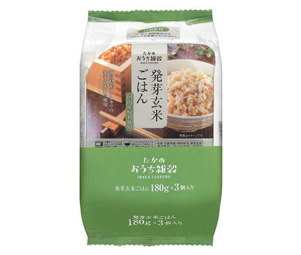 Takano Germinated Brown Rice (180g x 3) x 4 bags 