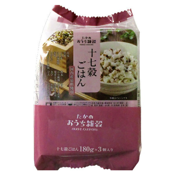 たかの 十七穀ごはん 3個パック (180g×3個)×4個入
