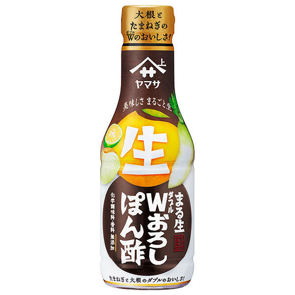 Sauce soja Yamasa Maru Fresh W (Double) Ponzu râpé Bouteille PET de 360 ​​ml x 12 bouteilles
