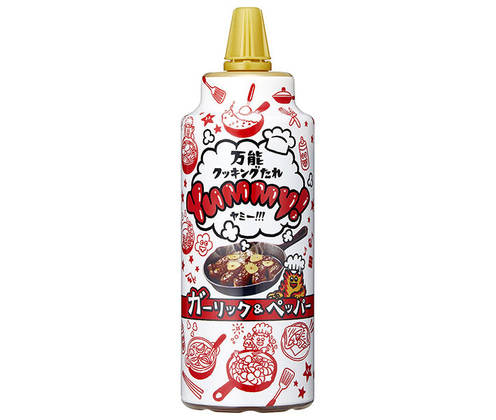 ヤマサ醤油 万能クッキングたれ Yummy! ガーリック&ペッパー 240gペットボトル×12本入【日本出荷】