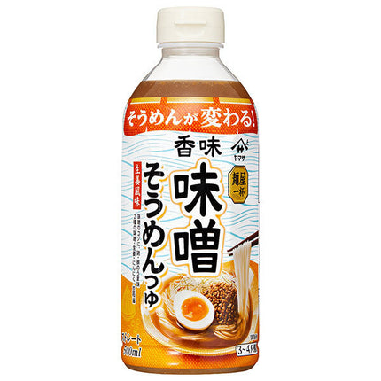 Yamasa Soy Sauce Menya Ippai Fragrance Miso Somen Soup 500ml PET Bottle x 12 Bottles 