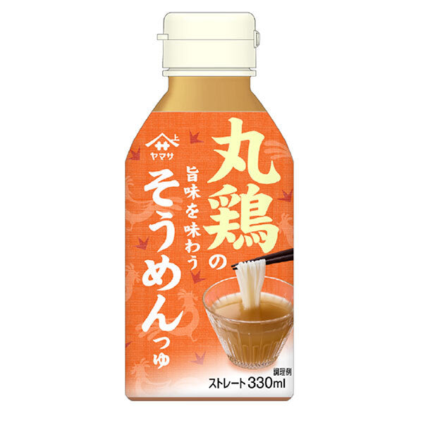 Yamasa Soy Sauce Somen soup with the flavor of whole chicken 330ml x 12 bottles [shipped in Japan]
