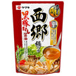 Yamaki Saigo hotpot soup Kurobuta dashi soy sauce hotpot soup 700g x 12 bags [shipped in Japan]