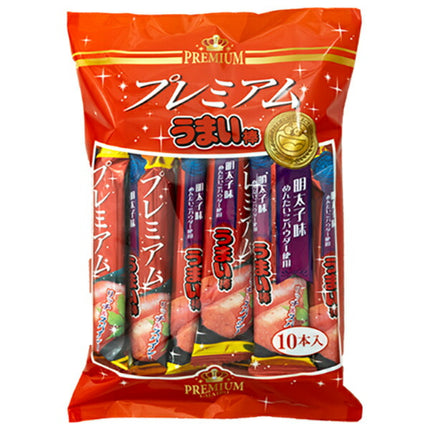 Yaokin Premium Umaibo Mentaiko Flavor 90g (9g x 10 pieces) x 12 pieces [Shipped in Japan]