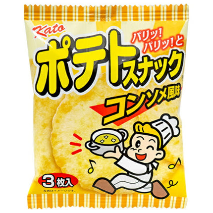 Yaokin Potato Snack Consomme Flavor 3 pieces x 20 pieces [Shipped in Japan]