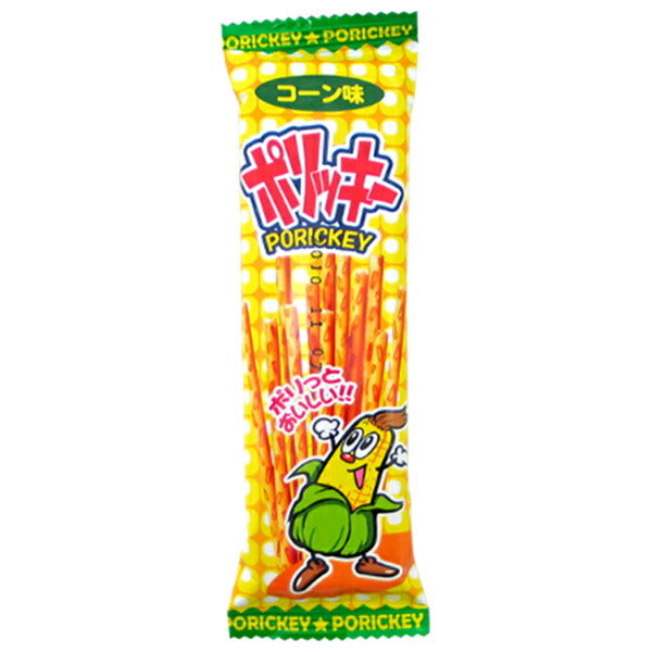 やおきん ポリッキー コーン味 16g×24個入【日本出荷】