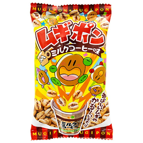 やおきん ムギポン ミルクコーヒー味 11g×24袋入【日本出荷】