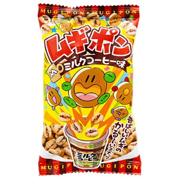 やおきん ムギポン ミルクコーヒー味 11g×24袋入【日本出荷】