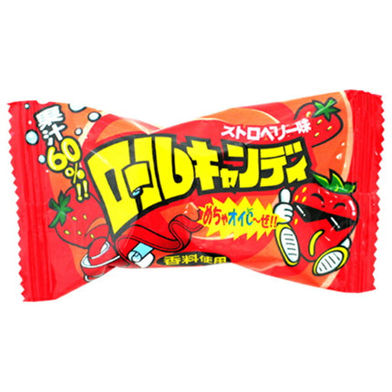 Yaokin Roll Candy Strawberry Flavor 20g x 24 pieces [Shipped in Japan]