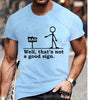 Mens Printed Casual Comfort Short-Sleeve Top