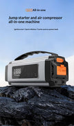 3-in-1 Portable Cordless Car Jump Starter & Tire Inflator – 6000mAh/8000mAh Emergency Kit Canada USA