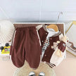 Children Fashionable Long Sleeve Three-piece Sweater Set
