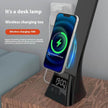 Wireless charging lamp with phone charger