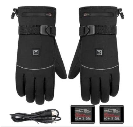 Motorbike Heated Gloves – Electric Touch Screen Winter Riding Gloves