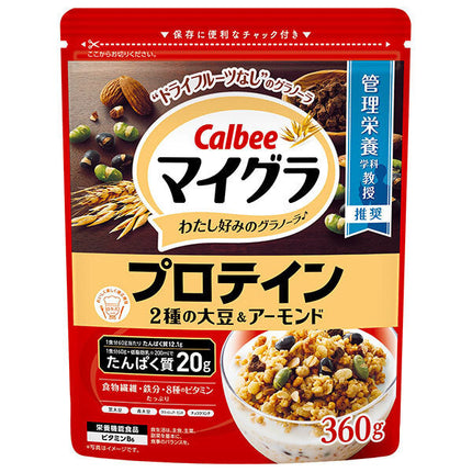 Calbee Migra Protein 360g x 8 bags [shipped in Japan]