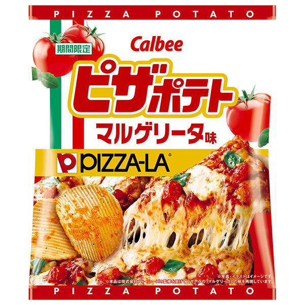 Calbee Pizza Potato Margherita Flavor 55g x 12 pieces [Shipped in Japan]