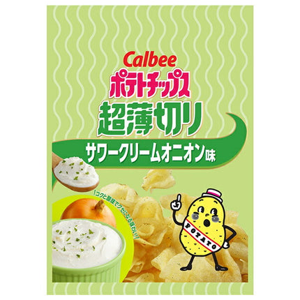 Calbee potato chips ultra thinly sliced sour cream onion 40g x 12 bags [shipped in Japan]