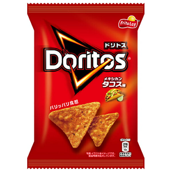 Calbee Doritos Mexican Taco Flavor Corn Chips 55g x 12 Bags [Ships from Japan]