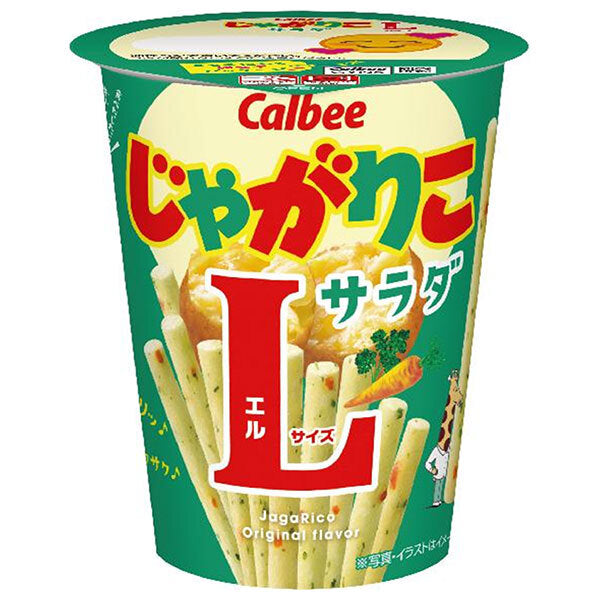 Calbee Jagariko Salad L size 68g x 12 pieces [Shipped in Japan]