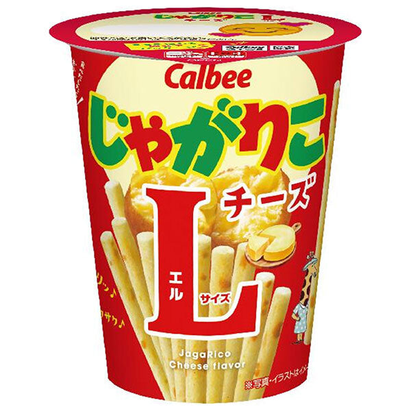 Fromage Calbee Jagariko grand format 66 g x 12 pièces 