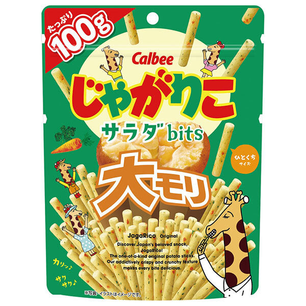 Calbee Jagariko Salad Bits Omori 100g x 12 bags [Shipped in Japan]