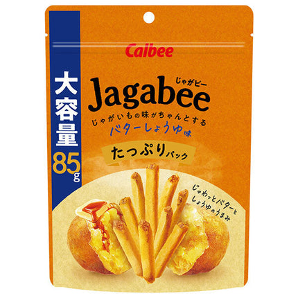 Calbee Jagabee Butter Soy Sauce Flavor 85g x 12 bags [Shipped in Japan]